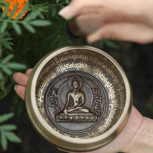 Vanmu fruit singing bowl handmade Buddha Sound bowl Yoga med