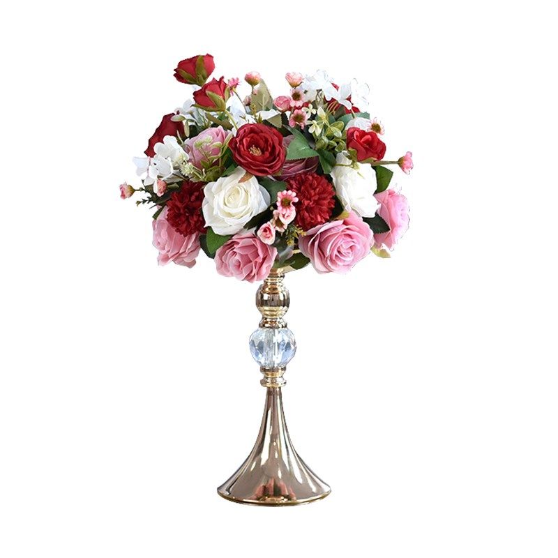 餐厅餐桌花摆花仿真花饭店圆桌中间转盘假花酒店餐桌上放的装饰花,家居饰品,仿真花/假花,淘宝优惠券,粉丝福利购,淘宝优惠卷