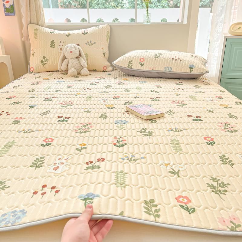 乳胶凉席夏天202新款三件夏季冰丝席儿童家用床笠款软席子,床上用品,冰丝席,淘宝优惠券,粉丝福利购,淘宝优惠卷