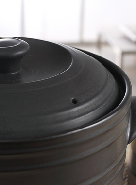 电陶炉冷热交换韩式黑色L7L明火汤锅大容量耐高温煲锅砂锅炖锅