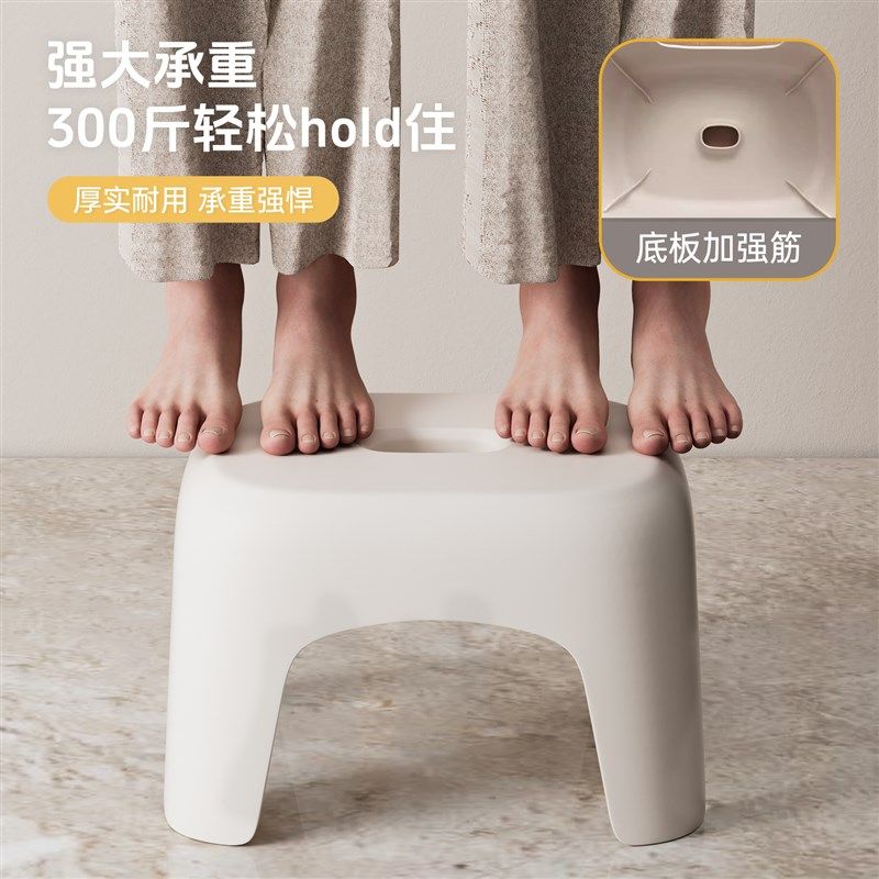 塑料小家用儿童矮凳可叠放板凳客厅沙发凳加厚浴室防滑小椅子,住宅家具,矮凳,淘宝优惠券,粉丝福利购,淘宝优惠卷