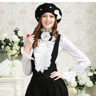 Women Whi Victorian Blouse Ladies Business Office Flounce