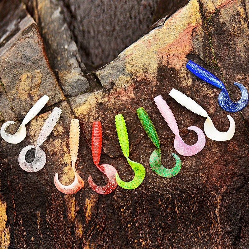 NICEFISH甄渔卷尾蛆贵族路亚软饵3寸寸加诱食剂鲈鱼鳜鱼翘嘴专攻,户外/登山/野营/旅行用品,路亚饵,淘宝优惠券,粉丝福利购,淘宝优惠卷