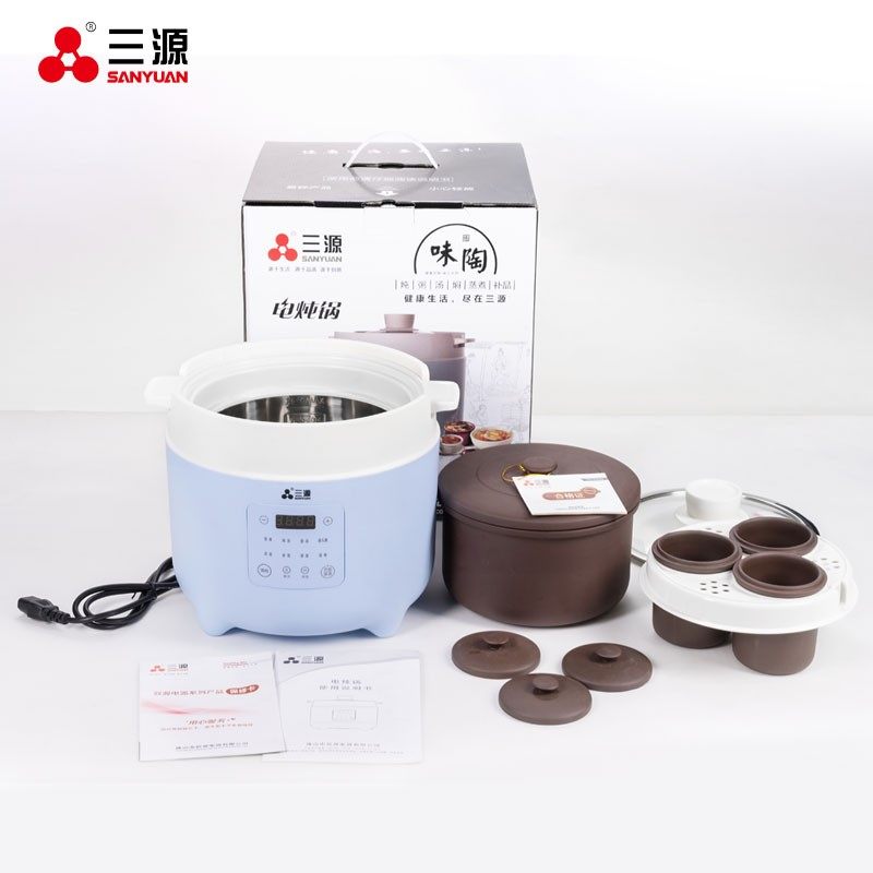 紫砂燕窝炖盅陶瓷电炖盅炖锅隔水炖BB煲汤盅小煮粥锅家用小全自动,厨房电器,电炖锅/煲汤锅/电炖盅,淘宝优惠券,粉丝福利购,淘宝优惠卷