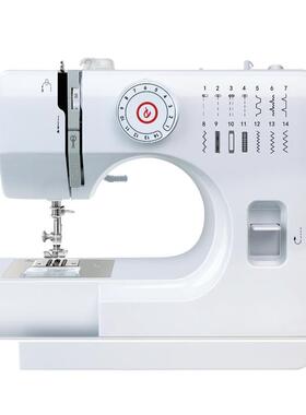 双针多能台缝纫机27047立佳72功8式电动家用迷你便推携式缝纫机衣
