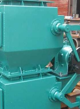 单层61370双门锁电动锤卸灰阀高型重锤风翻板阀重重力加重锤式翻