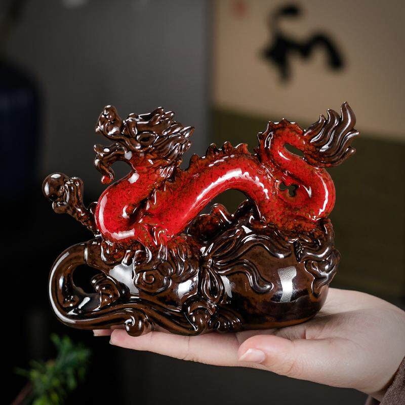 紫砂创意茶宠金蟾龙龟养盘茶茶PAV台摆饰配茶件宠可物精品茶道玩