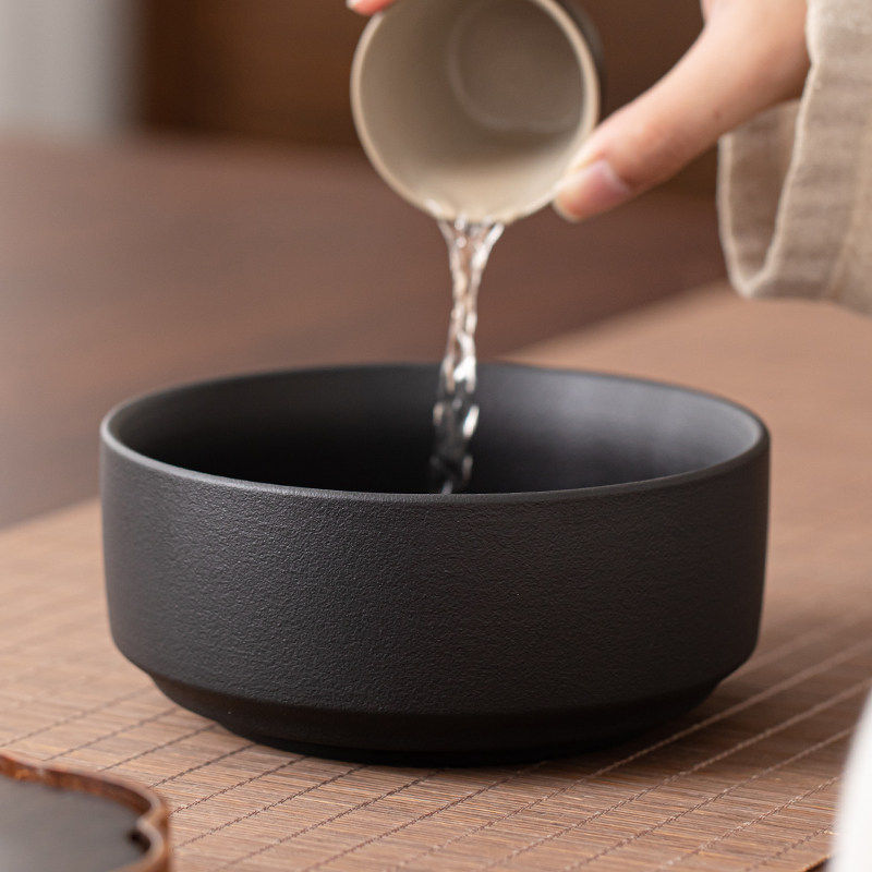 茶洗大号日式黑陶家用陶瓷茶渣缸笔洗水盂洗茶杯器皿水洗茶具配件,餐饮具,茶道/零配,淘宝优惠券,粉丝福利购,淘宝优惠卷