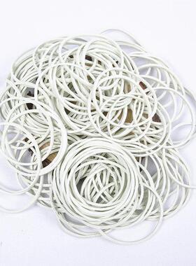 越南橡皮筋白色 高弹力皮圈橡皮圈橡筋 白色牛皮筋 皮套白色橡经