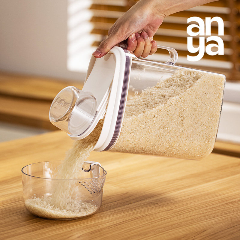 安雅杂粮罐高端家用五谷密封食用级高档收纳盒储存大米桶防虫防潮,厨房/烹饪用具,米桶/米缸,淘宝优惠券,粉丝福利购,淘宝优惠卷