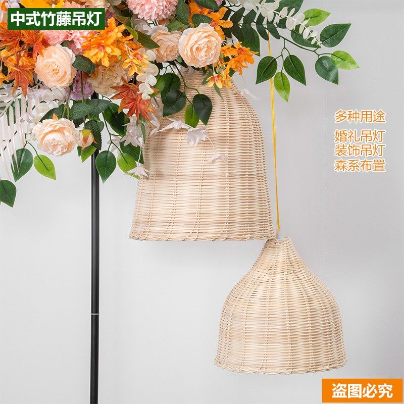 婚庆道具森系竹编藤艺酒杯灯笼户外婚礼布置装饰中式大号藤编吊灯,节庆用品/礼品,装饰灯,淘宝优惠券,粉丝福利购,淘宝优惠卷