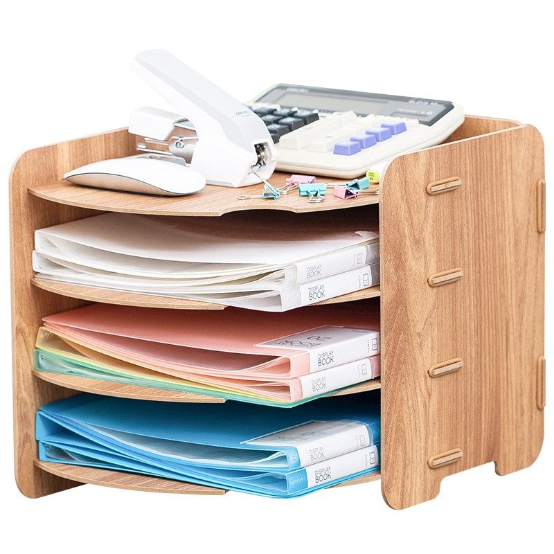 文件架文件收纳架多层文件架子韩国创意木质文件栏diy资料架桌面,文具电教/文化用品/商务用品,文件座/文件架/文件框,淘宝优惠券,粉丝福利购,淘宝优惠卷