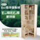 奶油风床头柜家用卧室转角书柜置物架小户型儿童房床边高柜收纳柜