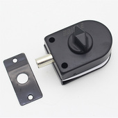 免开孔不锈钢玻璃门插销单门双门玻璃门锁地插销锁玻璃门门销插销