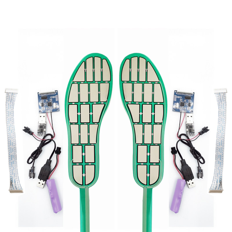 足底压力传感器分布式柔性薄膜阵列式采集模块42码鞋垫步态分析