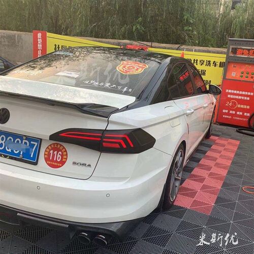 新宝来大灯尾灯膜朗逸Plus改装车灯膜磨砂熏黑亚光透光灯膜贴膜