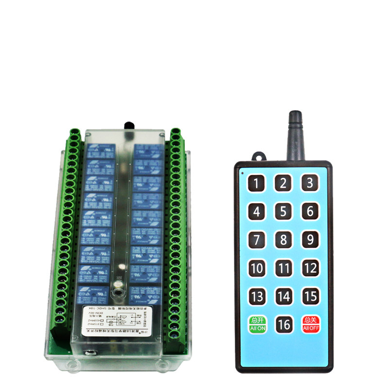16路无线遥控开关12V24V220工业控制继电器模块电路板PLC线0~380v,电子/电工,遥控开关,淘宝优惠券,粉丝福利购,淘宝优惠卷