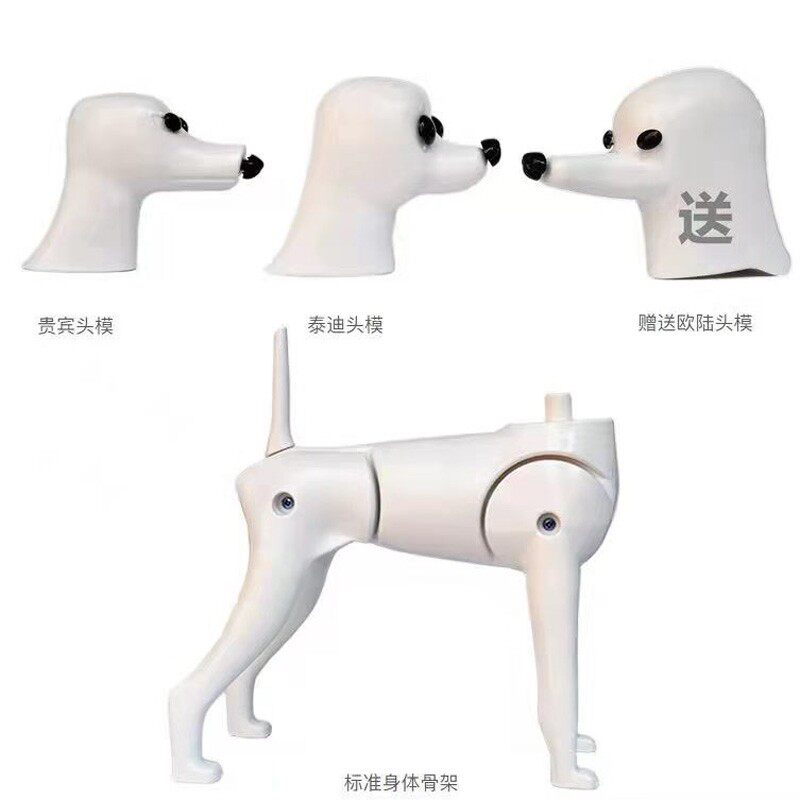 瑞宠宠物美容模型新款三合一多功能分体贵宾泰迪款美容假狗毛模特