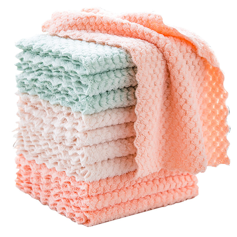 洗碗抹布吸水不掉毛不沾油擦桌子去油懒人刷碗巾厨房用品家用大全,家庭/个人清洁工具,抹布,淘宝优惠券,粉丝福利购,淘宝优惠卷