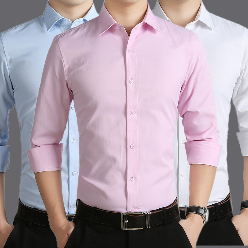 夏季新郎衬衣男士长袖修身结婚礼服伴郎衬衫西装内搭大码短袖薄款
