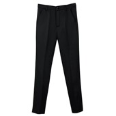 直筒加绒加厚高腰正装 裤 工装 西装 女 工作服长裤 秋冬黑色职业修身