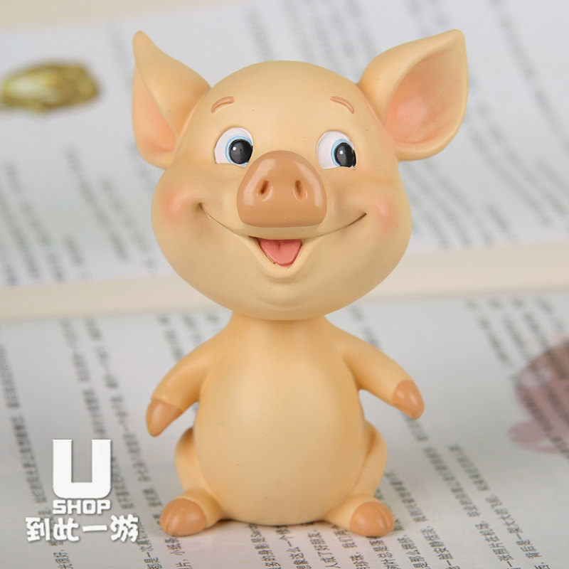 十二生肖全套摇头创意摆件家居桌面汽车客厅卧室装饰房间布置礼物,家居饰品,装饰摆件,淘宝优惠券,粉丝福利购,淘宝优惠卷