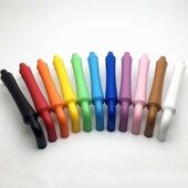 孔距128mm黄橙红蓝绿黑白紫色拉手 卡通儿童房衣柜抽屉橱柜门把手