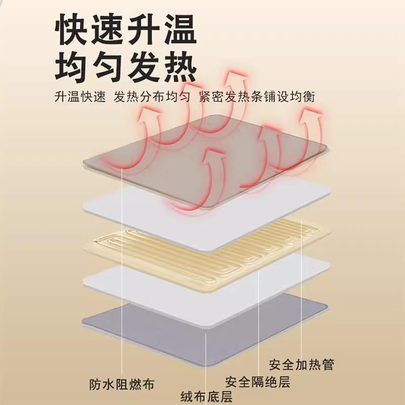 宠物加热垫智能控温恒温石墨烯加热充电式防水电热毯猫咪狗窝保暖