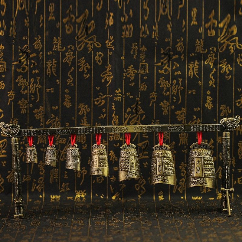 中式合金演奏乐器仿古双层编钟模型摆件工艺品婚庆影视道具,特色手工艺,其他特色工艺品,淘宝优惠券,粉丝福利购,淘宝优惠卷