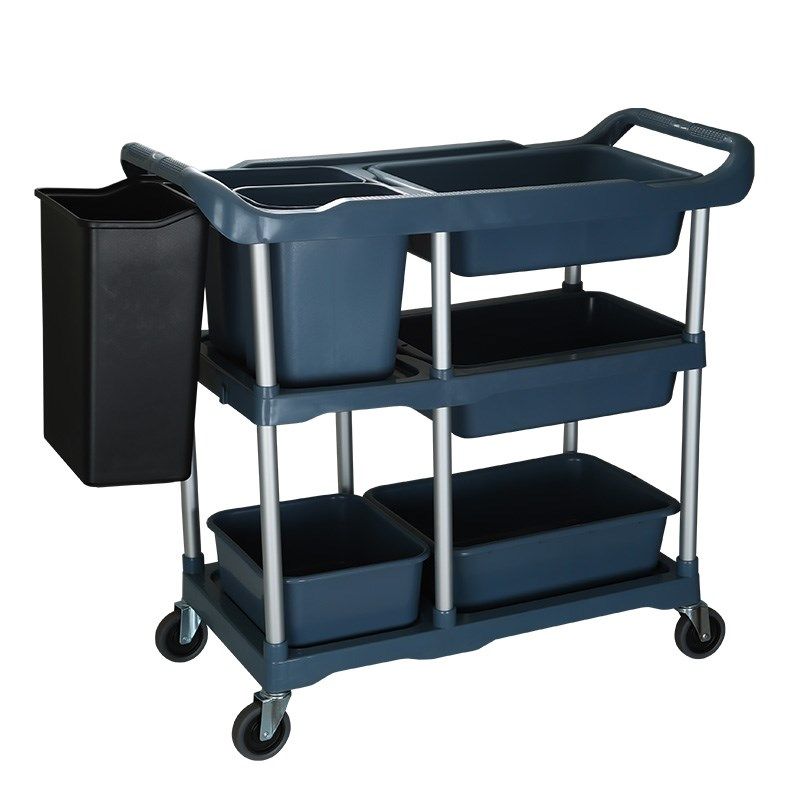 酒店收餐车三层推车撤餐车收碗车带垃圾桶多功能塑料餐厅饭店商用,商业/办公家具,餐车/摆摊车/小吃车,淘宝优惠券,粉丝福利购,淘宝优惠卷