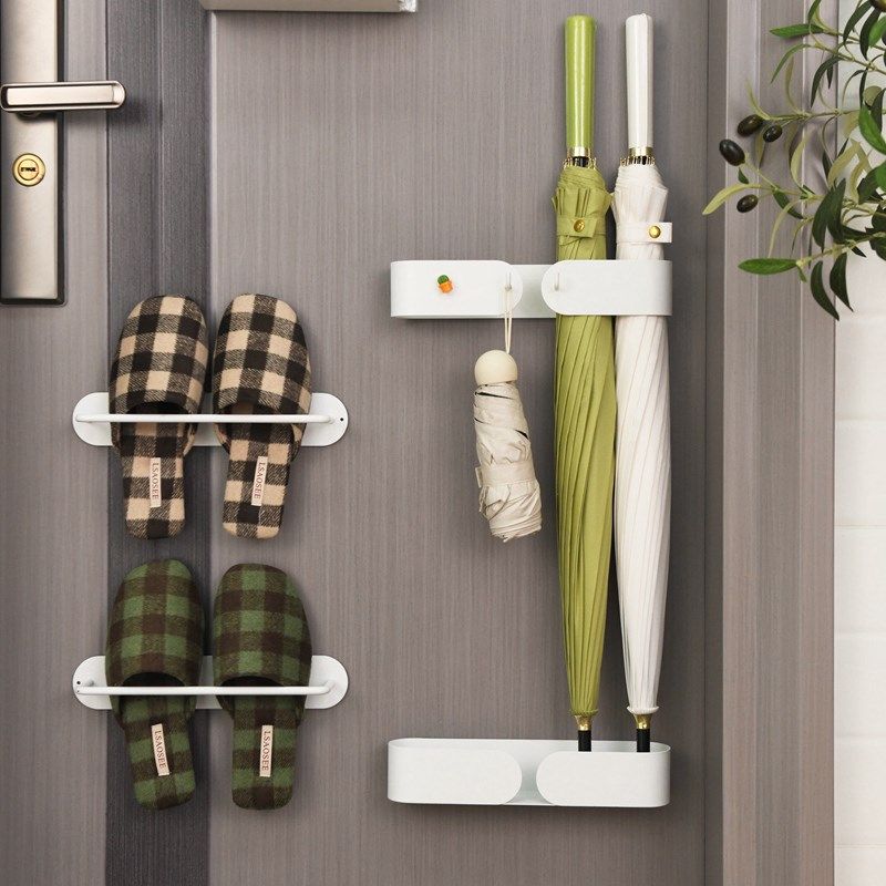 磁吸长柄雨伞收纳架入户门后壁挂家用防盗门挂钩放折叠伞具置物盒,住宅家具,家用雨伞架,淘宝优惠券,粉丝福利购,淘宝优惠卷