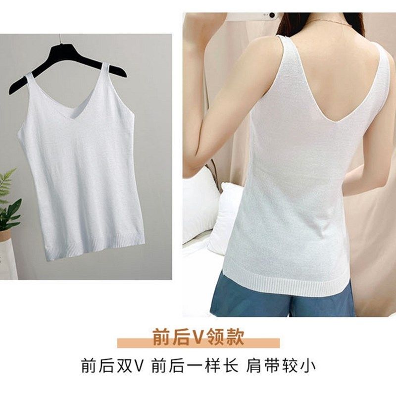 加肥吊带背心女内搭宽松短款夏加大码打底春秋针织衫V领外穿上衣,女装/女士精品,背心吊带,淘宝优惠券,粉丝福利购,淘宝优惠卷
