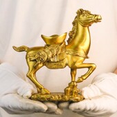 纯铜马摆件马上有钱马上封侯马上赢马上有才马上猴工艺品饰品