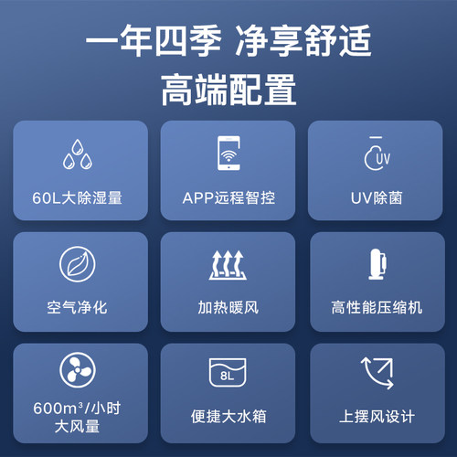 百奥别墅家用除湿机大功率地下室大型室内抽湿工业除湿器PD602AR