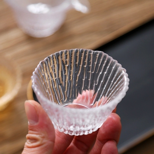 玻璃小酒杯白酒杯清酒酒具小号一两一口杯分酒器喝烈酒套装家用