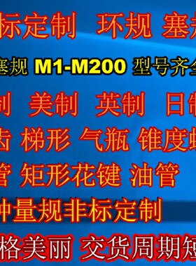螺纹环规M55M56X0.5x0.75X1X1.5X2x3X4X5.5 塞规  通止量规 牙规