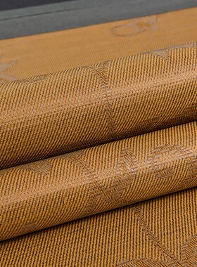 高端艾草竹席凉席夏季2024新款夏天双面竹子草席藤席折叠宿舍席子