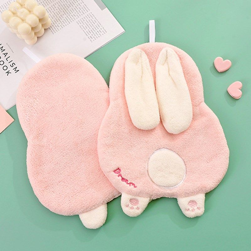 可挂式卡通擦手巾加厚柔软毛巾可爱厨房吸水不掉毛卫生间家用抹布,家庭/个人清洁工具,抹布,淘宝优惠券,粉丝福利购,淘宝优惠卷