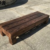 家用阳台移动木踏步实木脚踏凳木质增高木制踏板室外木头台阶