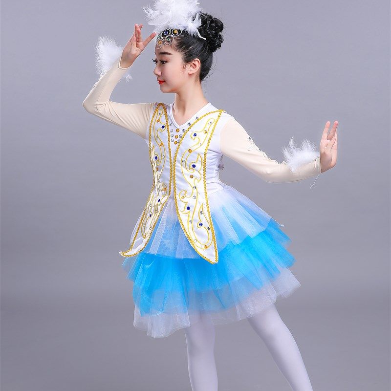 新款第九届小荷风采向天歌舞蹈表演服儿童少儿蓬蓬纱裙演出服装,童装/婴儿装/亲子装,儿童演出服,淘宝优惠券,粉丝福利购,淘宝优惠卷