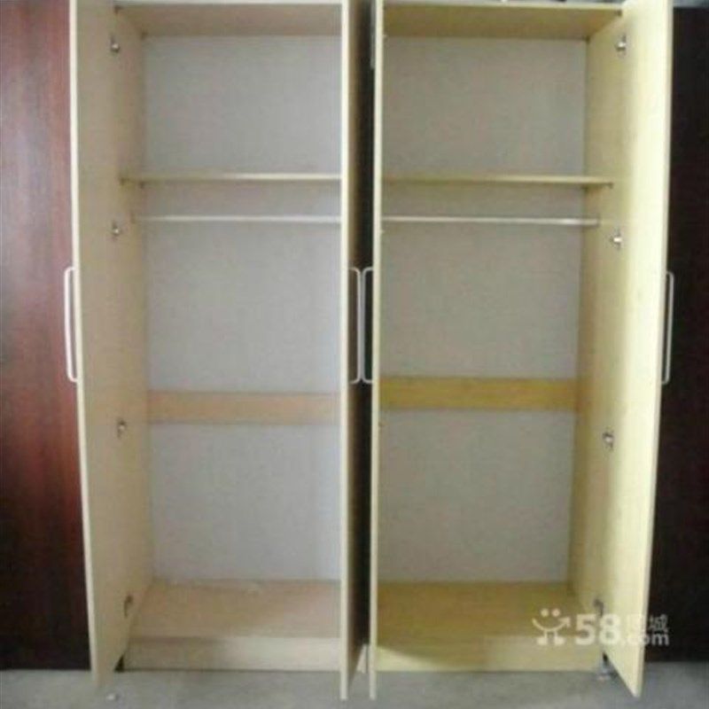 成人简易衣柜 整体储物柜2门3门衣柜 衣物收纳柜板材柜可送货