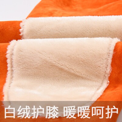 本命年红色保暖内衣男女套装爸爸中老年人加绒加厚妈妈女秋衣秋裤