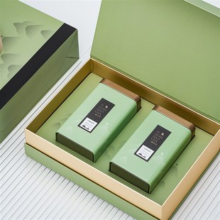 高档茶叶罐包装盒空礼盒半斤一斤装红茶绿茶通用茶叶礼盒装空盒子
