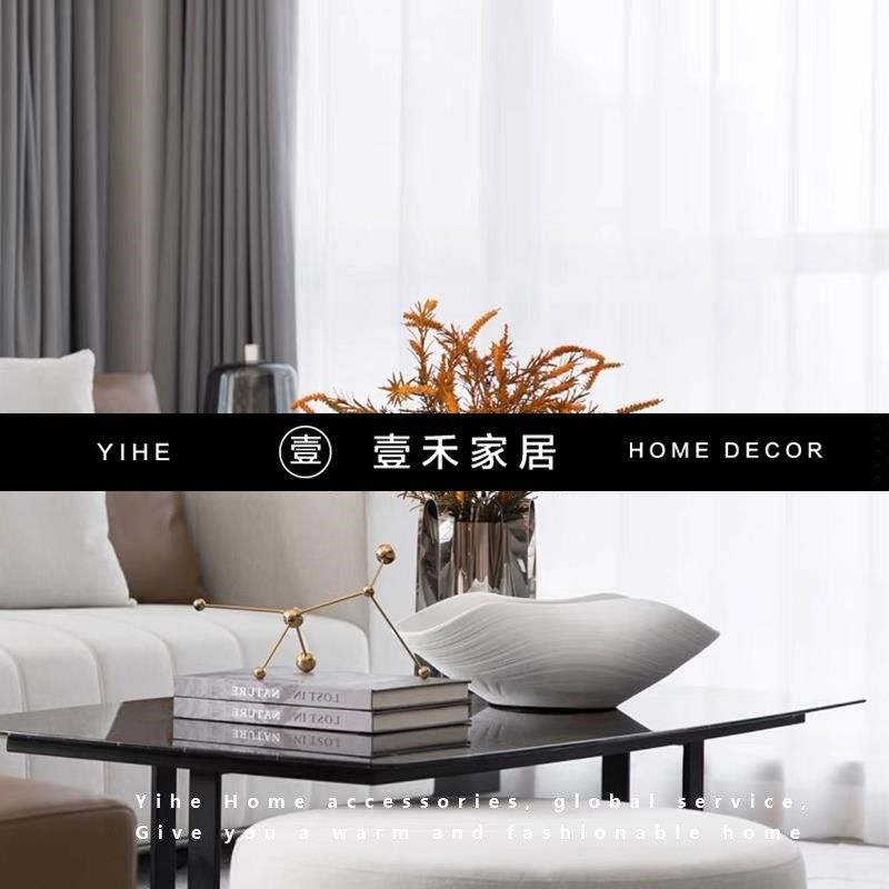 桌面客厅组合现代套装样展厅板间茶几果盘饰品装饰花瓶摆件极简,家居饰品,桌面摆件,淘宝优惠券,粉丝福利购,淘宝优惠卷