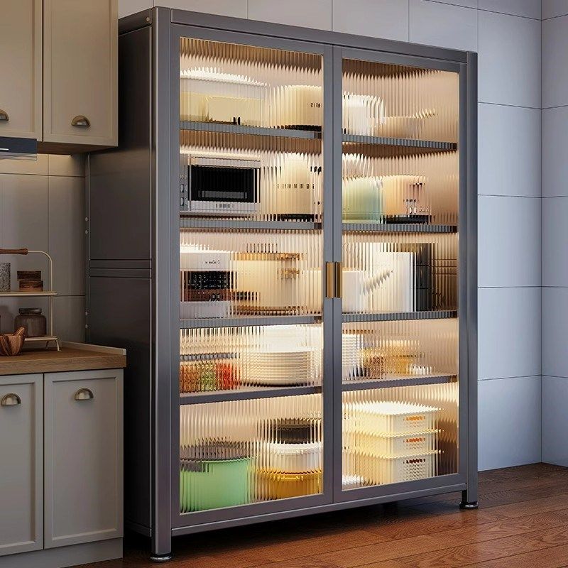 厨房置物架储物柜落地多层收纳柜小家电置物柜子家用多功能餐边柜,厨房/烹饪用具,厨房置物架/置物柜/角架,淘宝优惠券,粉丝福利购,淘宝优惠卷