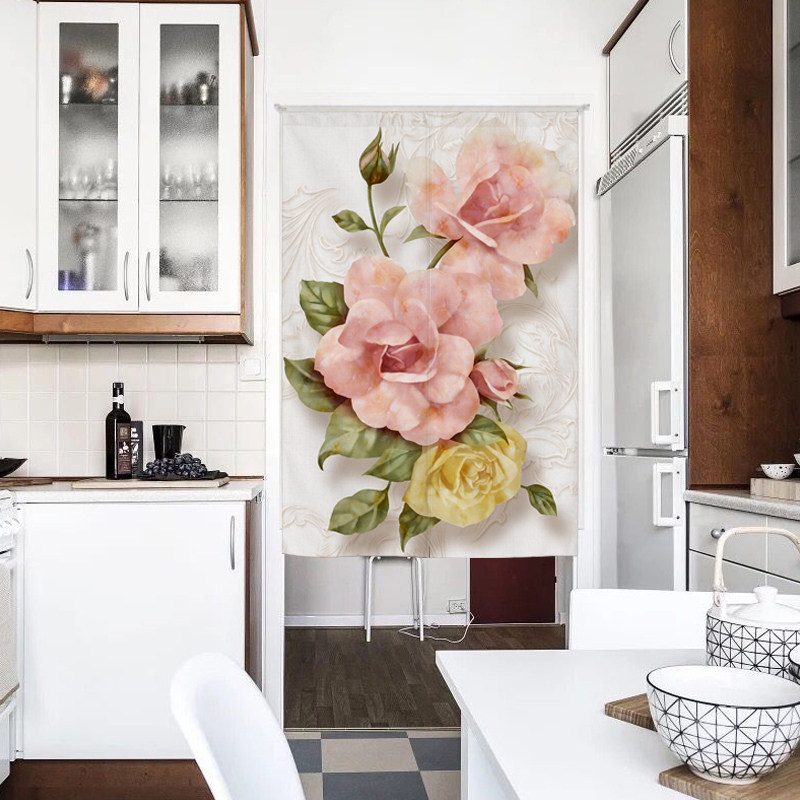 欧式门帘隔断帘衣帽间衣柜过道房间遮挡防尘美式挂布卫生间粘贴布,居家布艺,门帘,淘宝优惠券,粉丝福利购,淘宝优惠卷