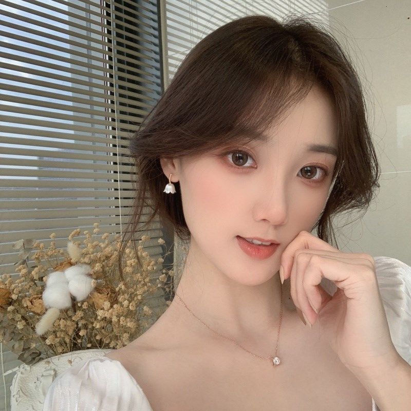 srrmhyn温柔百合法式复古气质郁金香耳钉银色小巧简约百搭精致花,节庆用品/礼品,文化创意手环,淘宝优惠券,粉丝福利购,淘宝优惠卷