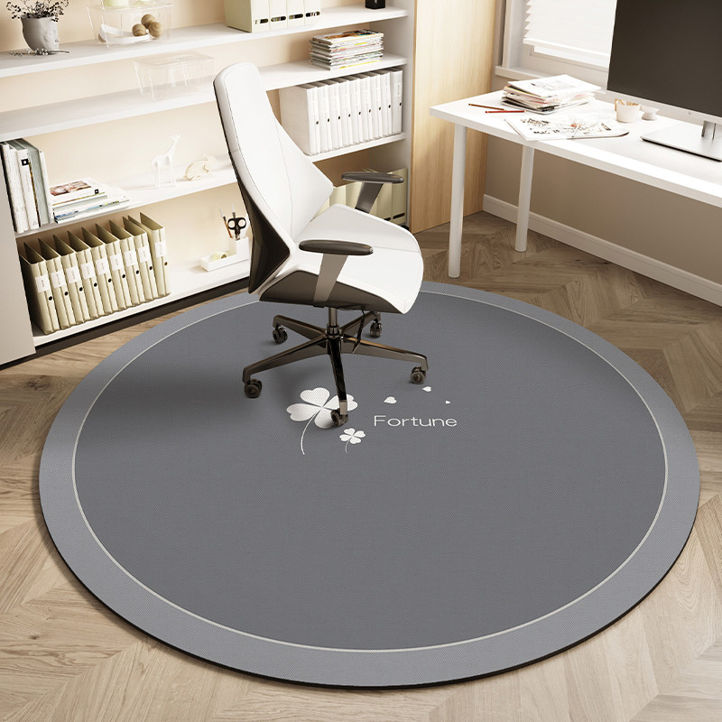 圆形地毯侘寂风客厅免打理摇椅地垫家用卧室电脑学习桌地板保护垫,居家布艺,家用脚垫,淘宝优惠券,粉丝福利购,淘宝优惠卷