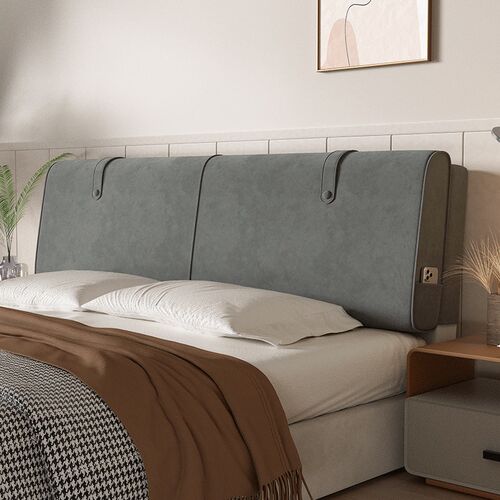 床头靠垫绒布靠背软包床上靠枕卧室靠背垫背高档床头靠背枕床头靠