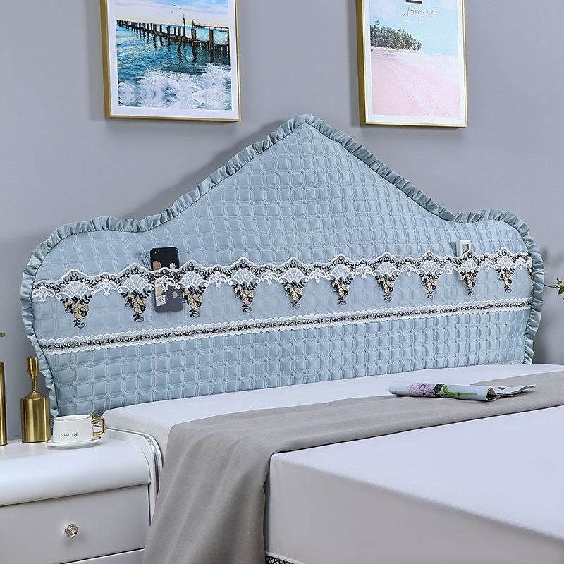 欧式床头罩弧形半圆凹凸床头套加厚靠背罩床头板软包全包通用新款,居家布艺,床头罩,淘宝优惠券,粉丝福利购,淘宝优惠卷